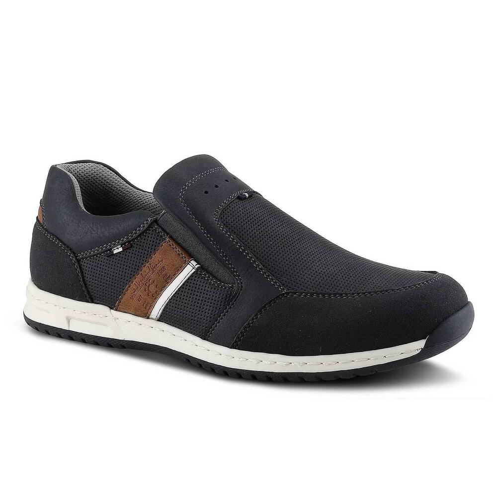NEW SPRING STEP SHOES men's hoover slip on in black